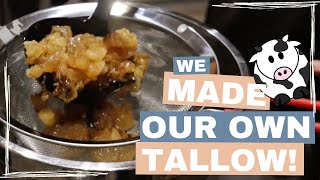 We Rendered Our Own Tallow! *Not a How To*