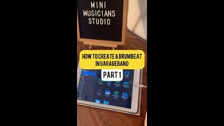 GarageBand for KIDS 🎧 How To Create Drum Beats in GarageBand 🥁
