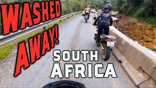 DANGEROUS Roads & Accidents block us getting to Lesotho on our KTM Motorcycle!