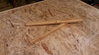 Making a rag rugging cutting gauge