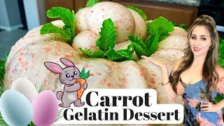 Easy Carrot Gelatin Dessert | Easter Recipe Idea