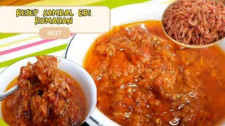 RESEP SAMBAL EBI RUMAHAN | RESEP SAMBAL EBI | SAMBAL EBI SEDERHANA | BING DAILY