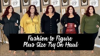 I Spent $500 at Fashion to Figure - Fall Plus Size Try On Haul