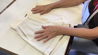 Sewing a fly front zipper - "Women's" version - Right over left