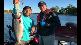 Epic Salmon Fishing Day on the River!!| Chad Mendes F&F