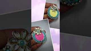 Colour Changing Earrings 💝 #earings #earringsdesign #earringslover #colourful #newearrings