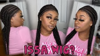 WATCH ME FINESSE A BRAIDED WIG 🤯 | BOBBI BOSS SYNTHETIC BRAIDED WIG!