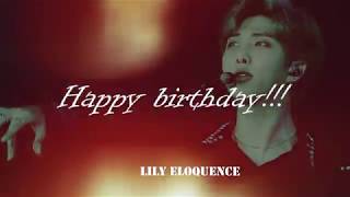 Happy Birthday!!! -  Kim Nam Joon  (Rap Monster; BTS) - Womanizer