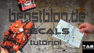 Decals anbringen Tutorial - Beastblog Tutorial - Tab approved