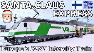 SANTA CLAUS EXPRESS / VR INTERCITY В ФИНЛЯНДИИ С БОКОВЫМИ ПАНОРАМНЫМИ СИДЕНЬЯМИ