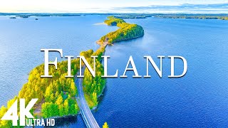 FLYING OVER FINLAND (4K UHD) – расслабляющая музыка и красивые видеоролики о природе