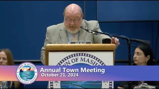 Annual Town Meeting 10-21-24