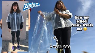 i wore TRANSPARENT CLOTHING to school for a day.. 2019