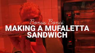 Making a Roman Style Muffaletta Sandwich