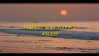 Fall Asleep with Powerful Waves at Sunset - Ocean Sounds for Deep Sleeping