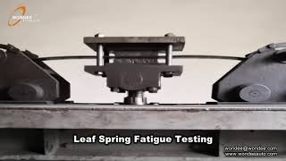 Trailer leaf springs fatigue tests -WONDEE Autoparts 17-July 2020