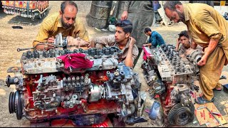 How Master Mechanic's Cummins 6BT Diesel Engine Resurrection | Amazing Engine Re-birthing Process