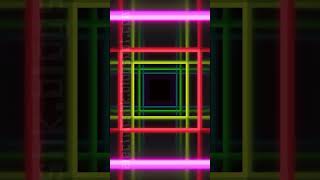 FREE #MOBILE LIVE #WALLPAPER | #shorts | VJ LOOP 38 | Square Tunnel & Lights