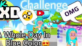 A Whole Day Color Blue💦 In Pkxd Challenge⭐/ Part 2