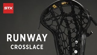 STX Runway Pocket Stringing Tutorial - Crosslace