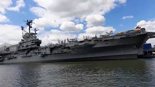 Aircraft carrier USS Intrepid on display in Manhattan, New York City #aviation #carrier #newyork