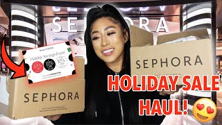 SEPHORA HOLIDAY SALE HAUL *I Spent Too Much!* (Makeup, Skincare, Haircare)