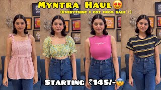 Myntra haul part-1✨||Try On||cute finds💖||#myntrahaul