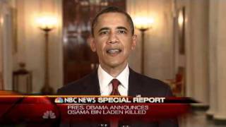 President Obama Confirms Osama Bin Laden is Dead: ID Confirmed by DNA Testing