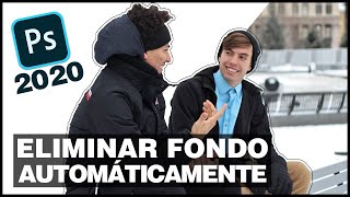 Cómo QUITAR FONDO automáticamente en PHOTOSHOP CC 2020 #52