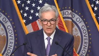 The Market During Fed Chair Jerome Powell's Press Conference After Interest Rate Cut