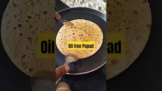 Oil free Papad | Easy-to-prepare without Oil Papad #oilfree #health  #papad #youtubeshorts #shorts