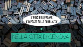 Tassa sulle pubbliche affissioni: Comune di Genova