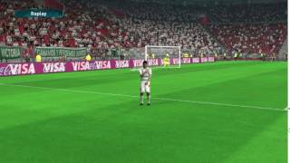 PES 2017 crazy knuckle shot free kick [PesExpert]