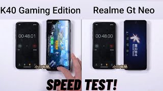 Redmi K40 Gaming Edition Vs Realme GT Speed Test ! Which is Fastest?