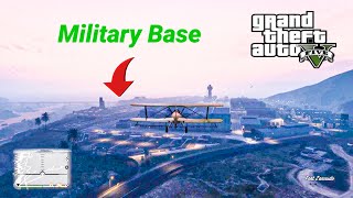 What happens if you try to land a plane on a military base | GTA 5