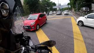 Riding the R1250GSA through Georgetown Penang traffic