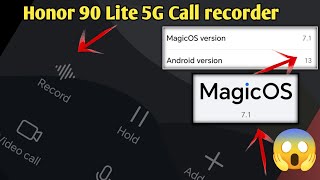 Honor Call Recording Setting 😱 ¦ Honor 90 Lite 5G ¦ Best Call Recording App For Android