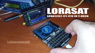 LoraSAT. TX mode in T-Deck