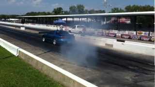 Turbo LS Powered Work Truck vs Trans Am Drag Holley LS Fest 2012