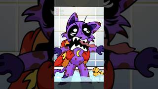 My cat vs water! | Catnap Take a Shower  #animation #catnap #meme