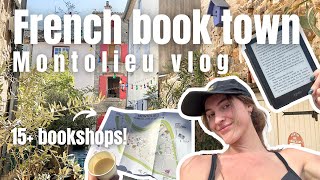 Visit France's village of books with me! Montolieu vlog 📚🥐🏰 | booktube