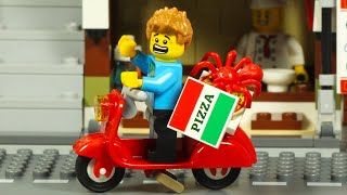 Lego City Pizza Delivery Spider Attack