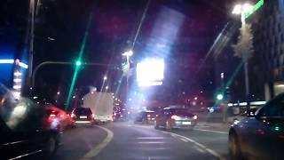 Driving in Warsaw downtown / Поездка в центр Варшавы