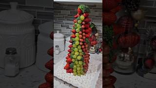 árbol y navidad de frutas #christmas #parati #christmastree