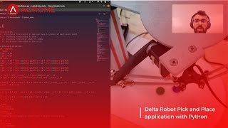 Delta Robot Pick and Place application with Python