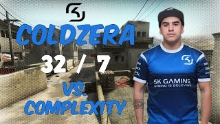 coldzera |SK| 1440p@60fps POV | 32/7 vs. compLexity | de_dust2