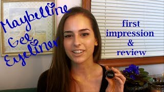 Maybelline Gel Eyeliner ║♥║ First Impression & Indepth Review