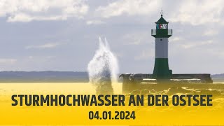 🔴 Rügen Live: Sturm Januar 2024 #ostsee #urlaub #rügentipps