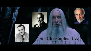 Sir Christopher Lee 'R I P ' - A Look Back On His Great Film Moments