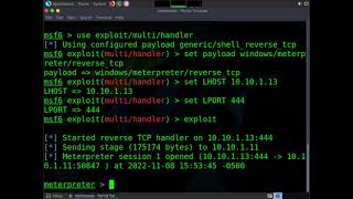 CyberQ CEHv12 Mod006 Lab01 Task04 Exploit Client-Side Vulnerabilities and Establish a VNC Session